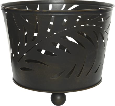 Fire bucket iron dia39-H32cm black