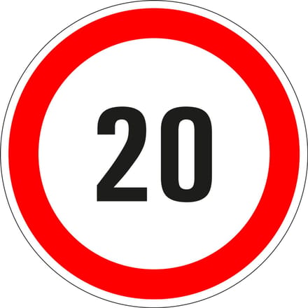 20 bord - kunststof 100 mm