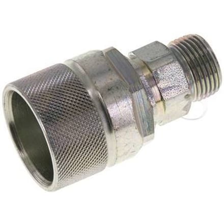 Stalen DN 10 Hydraulische Koppeling Insteeknippel 12 mm S Knelring ISO 14541/8434-1 D M28 x 2