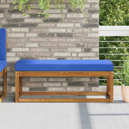 vidaXL Buiten Zitkussen 100% Polyester Koninklijk Blauw