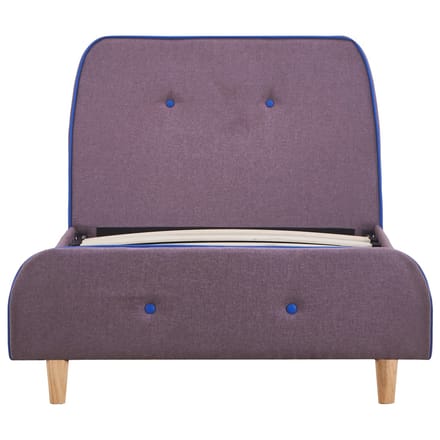 vidaXL - Bedframe - stof - taupe - 90x200 - cm