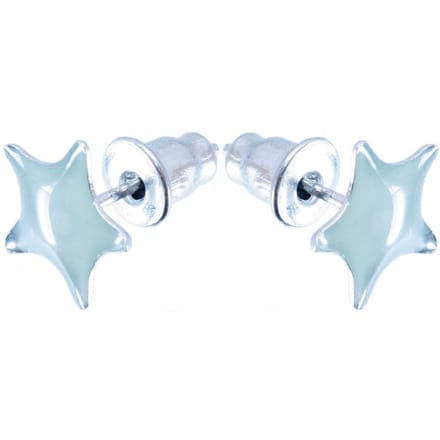 Bijoux by Ive® - Oorknopjes - Ster - Wit