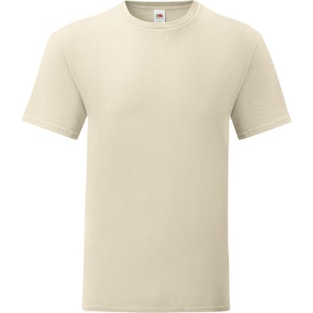 Fruit Of The Loom Heren Iconisch T-shirt (Naturel)