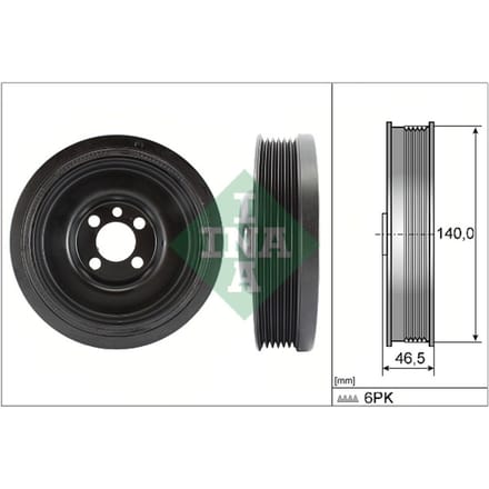 Schaeffler Ina Riemschijf, krukas INA 544 0138 10