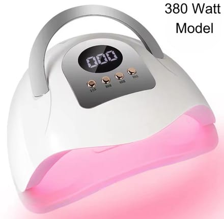 Professionele Nageldroger - LED Nagellamp voor Perfect Uitgeharde Nagel Gellak - 380 Watt - Wit