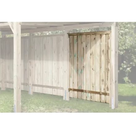 Weka Zijwand 20mm Voor Carport