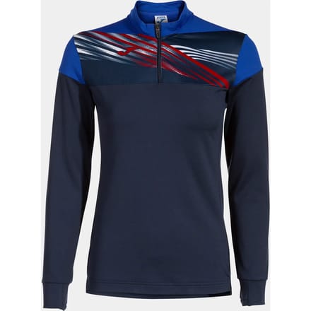 Joma Elite X Sweatshirt Met Halve Rits Blauw L Vrouw