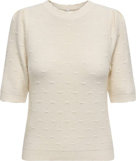 Only Katia SS Structure Knit Shirt Dames - Maat S