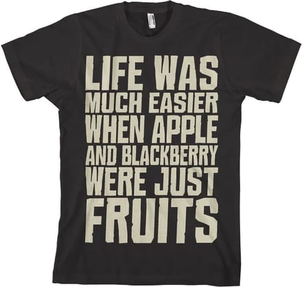 Hybris Life Was Easier... T-shirt zwart