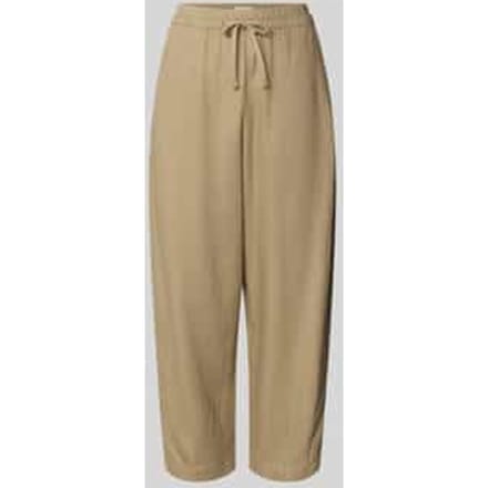 Linnen broek met steekzakken model 'LINNO'