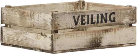 Fruitkist old look "Veiling" groot