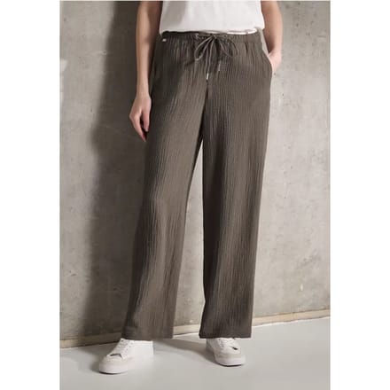 Mousseline broek Wide Legs