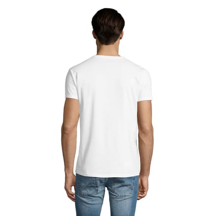 SOLS Heren Imperial V Hals T-shirt (Wit)