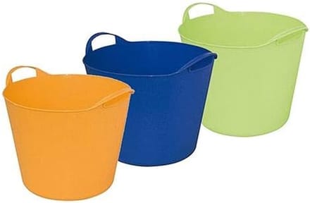 Multifunctionele Emmer - Opbergbak - Afval Verzamelen - Extreem Flexibel - 43 Liter - Blauw