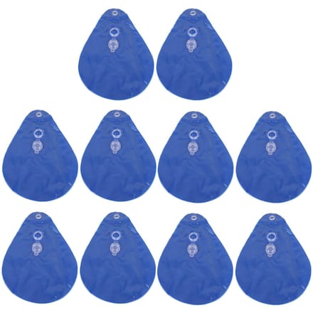 10PCS Poids de couverture de piscine PVC Sac d'eau suspendu pour bâche d'hiver pour piscine hors sol blue