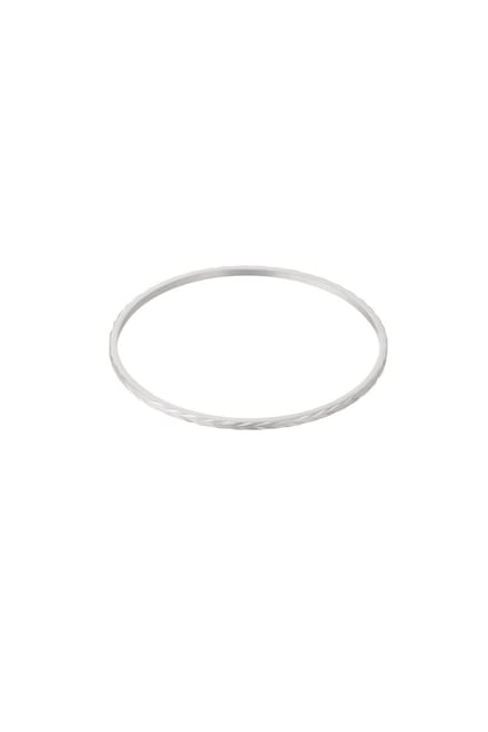Bijoutheek Armband (Sieraad) Bangle Vlecht Zilver