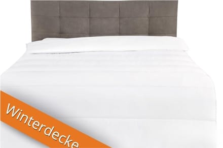 Famanu - Energiebesparend winterdekbed, extra warm, 1685 g vulgewicht, 100% microvezel, wasbaar op 60°C – Wit