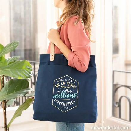 Tote bag - hier is er ruimte voor Mr. Wonderful