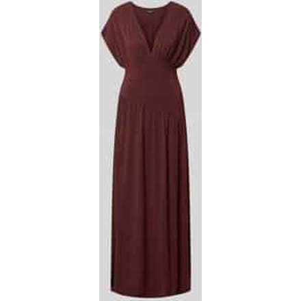 maxi-jurk met V-hals