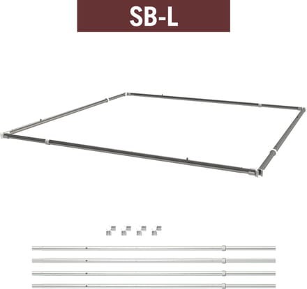 Secret Jardin SB-L Space Booster Uitschuifbaar van 100x100cm tot 150x150cm