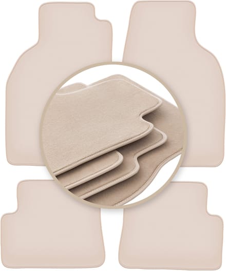 PREMIUM beige matten voor: Saab 9-3 I cabriolet 1998-2003