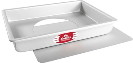 Geanodiseerde aluminium kaaspan met afneembare bodem - 9 x 13 x 2 inch