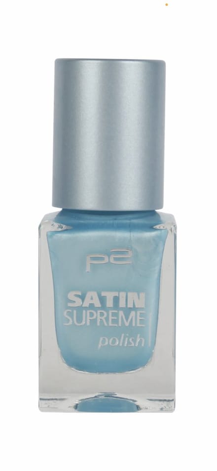 P2 Cosmetics EU Satin Supreme Nagellak 080 Lofy Style 10ml light Blauw