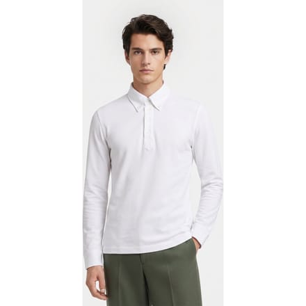 Brooks Brothers Piquet Cotton White Größe: L | Poloshirts Outlet | Herren | Weiß