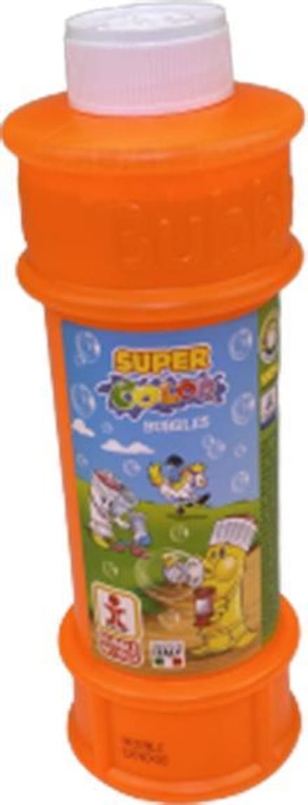 Bellenblaas fles - Super Color Bubbles - Oranje - 0,5 L