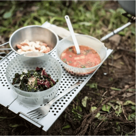 Snowpeak Titanium Fork & Spoon Set (Maat - OS, Kleur - Titanium)