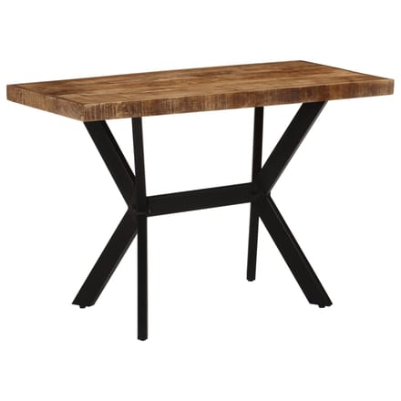 vidaXL - Eettafel - 110x55x75 - cm - massief - mangohout