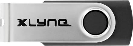 Xlyne USB-stick Retail 32 GB Zwart/zilver 7603200 USB-C