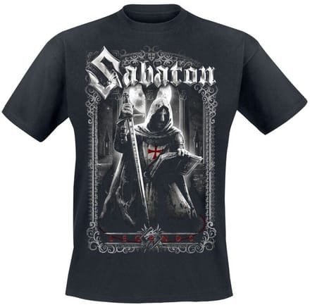 Sabaton T-shirt - Templars - S tot 5XL - zwart