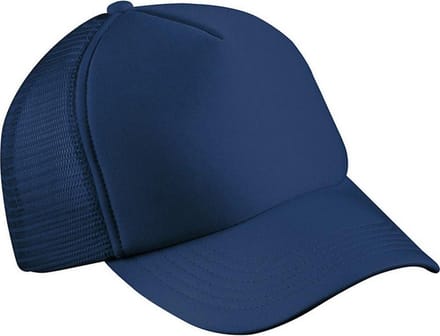Myrtle Beach Volwassenen Unisex 5 Panel Polyester Mesh Cap (Marine)