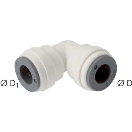 5/32'' 90 graden L-verbinding POM Insteekfitting EPDM [5 Stuks]
