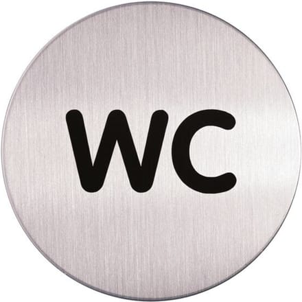 Infobord pictogram Durable 4907 wc rond 83mm