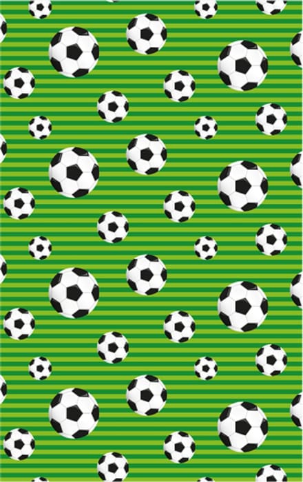 Plastic tafelkleed 137x274cm – Voetbal