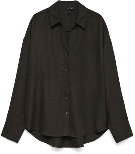 VERO MODA - VMMELANEY QUEENY LS SHIRT WVN NOOS - Dames - Blouses
