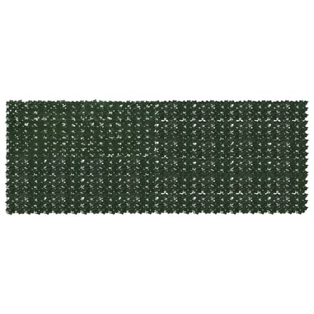 vidaXL - Balkonscherm - met - bladeren - Donkergroen - 400 - x - 150 - cm