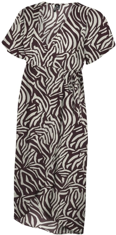 VERO MODA MATERNITY - VMMJOSIE SS CALF WRAP DRESS - Dames - Maxi jurken