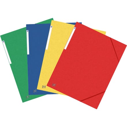 Elastomap Oxford Top File+ A3 3 kleppen 390gr assorti
