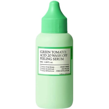 [ENTIÈREMENT] Sérum Peeling Lavable Green Tomato Acid 20 50 ml green
