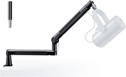 Microfoon Arm - Boom Arm - Opname Studio - Volledig Metaal - 3 Lbs Capaciteit - Zwart