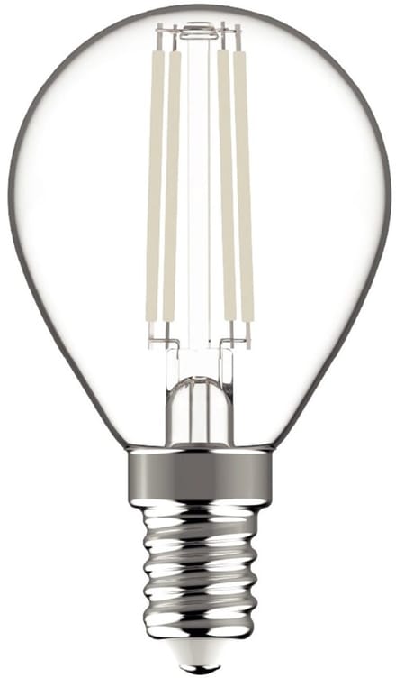 Avide E14 LED Filament Lamp 6.5W - 806lm - 4000K - Neutraal Wit - LED Mini Globe P45 - Vervangt 60W Gloeilamp