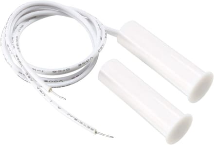 Contact Sensor Alarm - Magnetische Schakelaar - Beveiliging Thuis - Normaal Gesloten - 15-25mm - Wit
