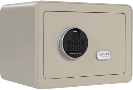 Rottner Meubelkluis Vintage Grijs met Elektronisch slot - Noodsleutel - 25x35x25cm