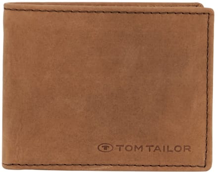Tom Tailor - TTRON portemonnee van leer - Maat ONESIZE - braun / brown