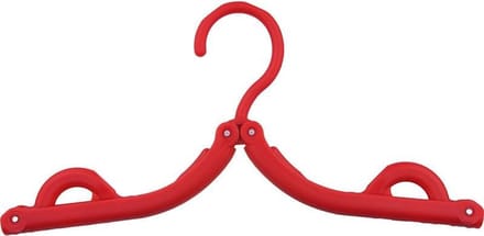 Rubytec Kledinghanger - 3-delig - 45 cm - Opvouwbaar - Ruimtebesparend - Lichtgewicht - Kleerhanger - Polypropeen
