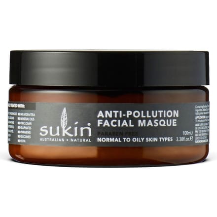 Sukin Oil Balancing + Charcoal Anti-Pollution Facial Masque