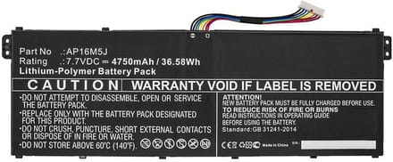 CoreParts MBXAC-BA0087 laptop reserve-onderdeel Batterij/Accu